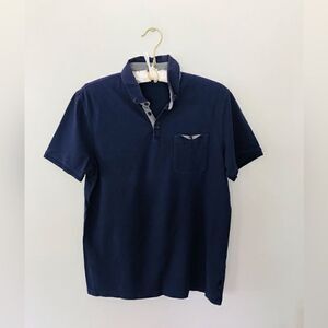 Ted baker | men’s navy polo shirt | size 4 (large)